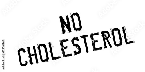 No Cholesterol rubber stamp. Grunge design with dust scratches. Effects can be easily removed for a clean, crisp look. Color is easily changed.