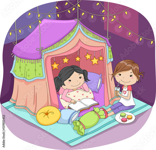 Kids Girls Indoor Camping