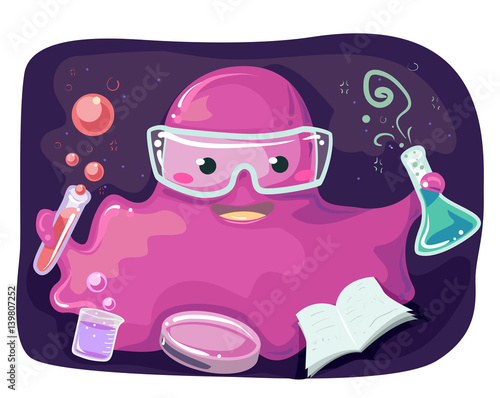 Mascot Slime Monster Experiment