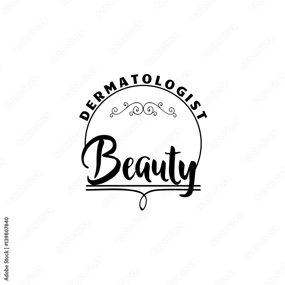 Badge for small businesses - Beauty Salon Dermatologist. Sticker