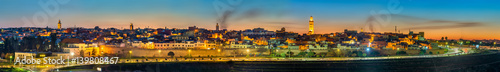 Panorama of Meknes in the evening - Morocco