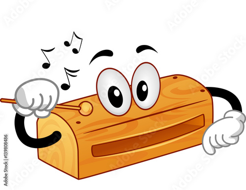 Mascot Wood Block Instrument
