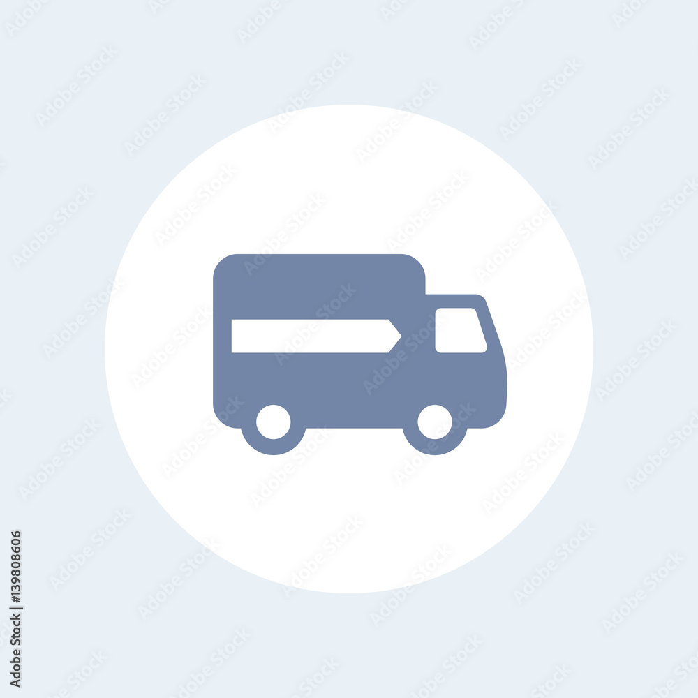 delivery icon isolated over white delivery icon isolated over white