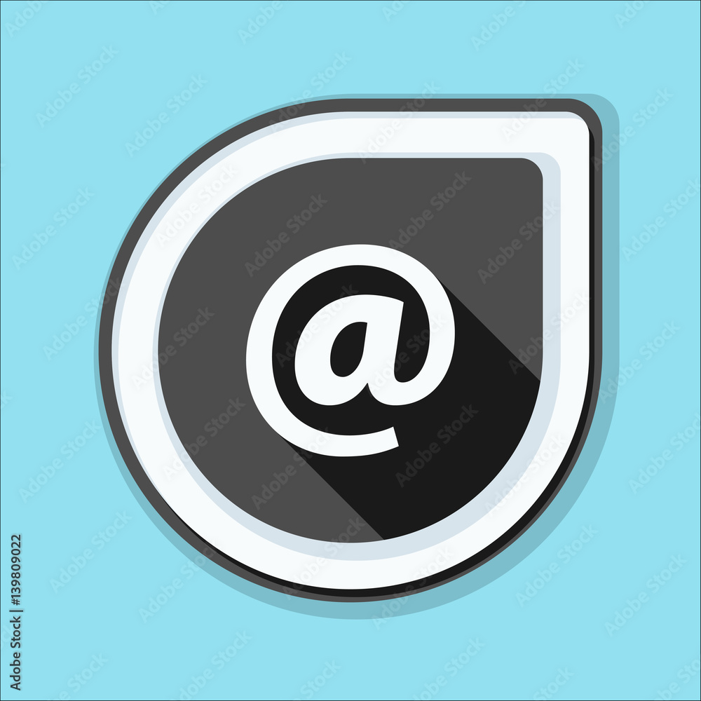 E-mail button illustration E-mail button illustration