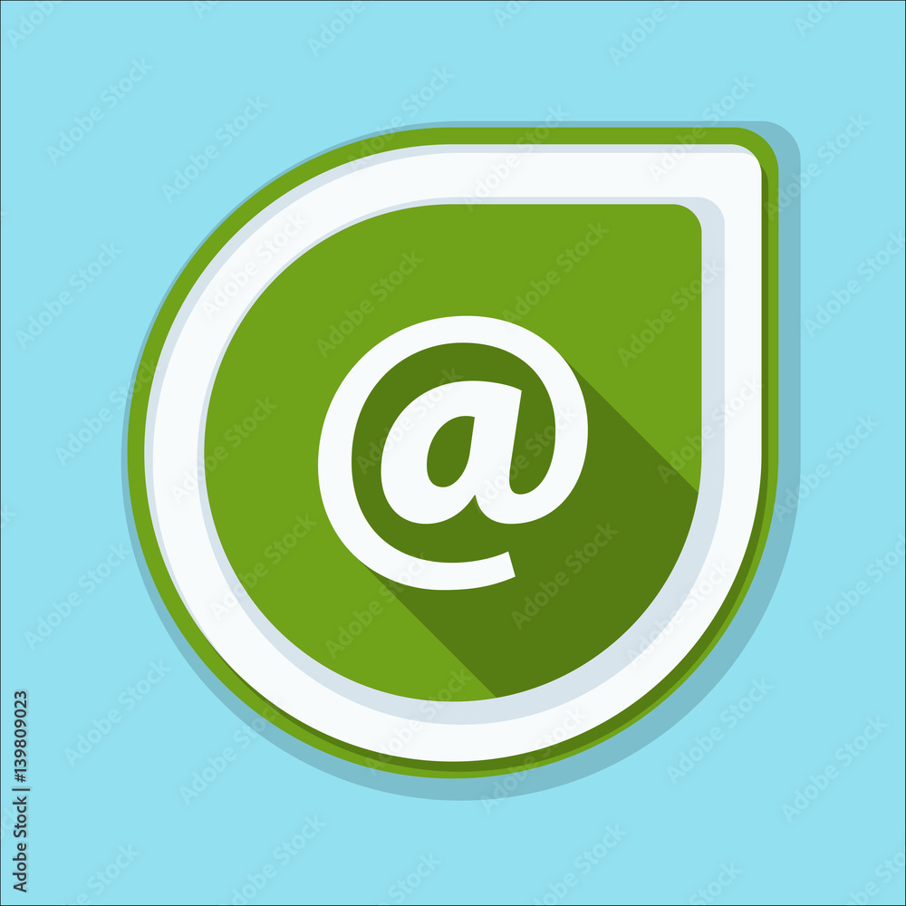 E-mail button illustration E-mail button illustration