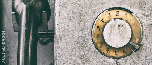 Vintage payphone