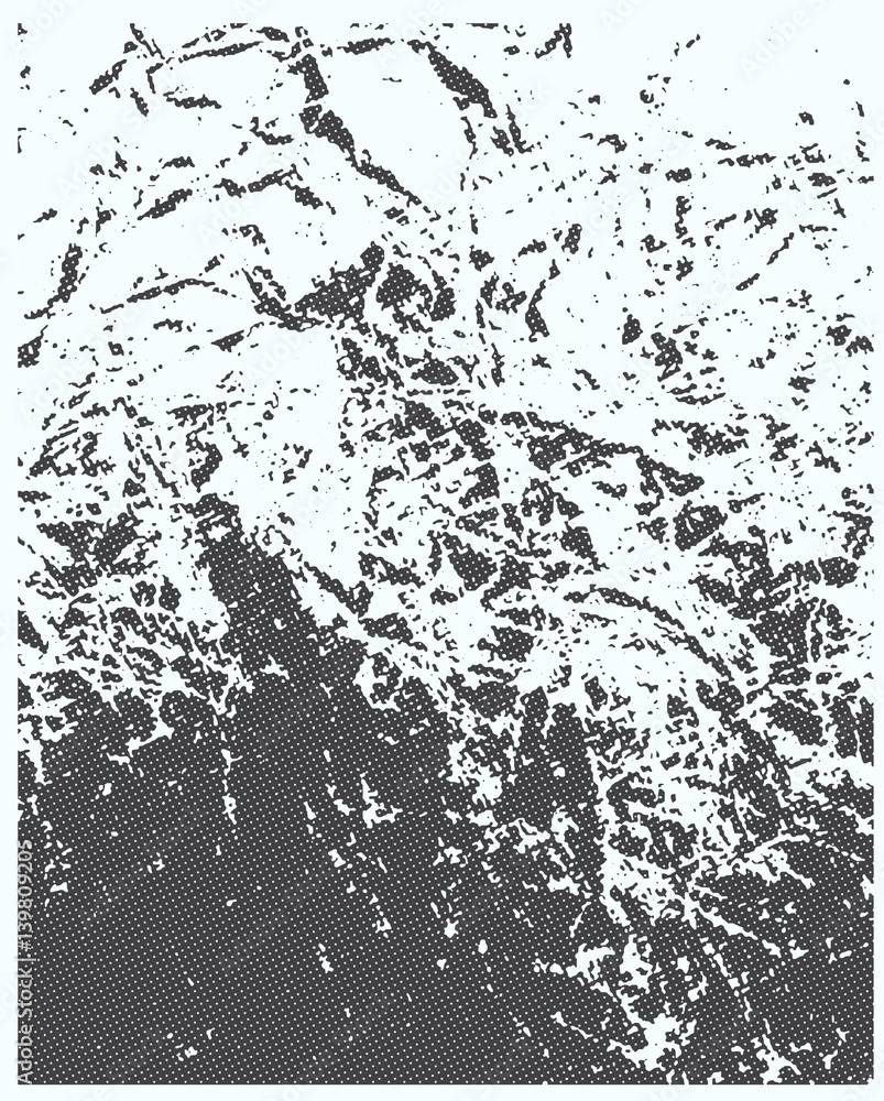 Halftone grunge abstract texture. Vector illustration.