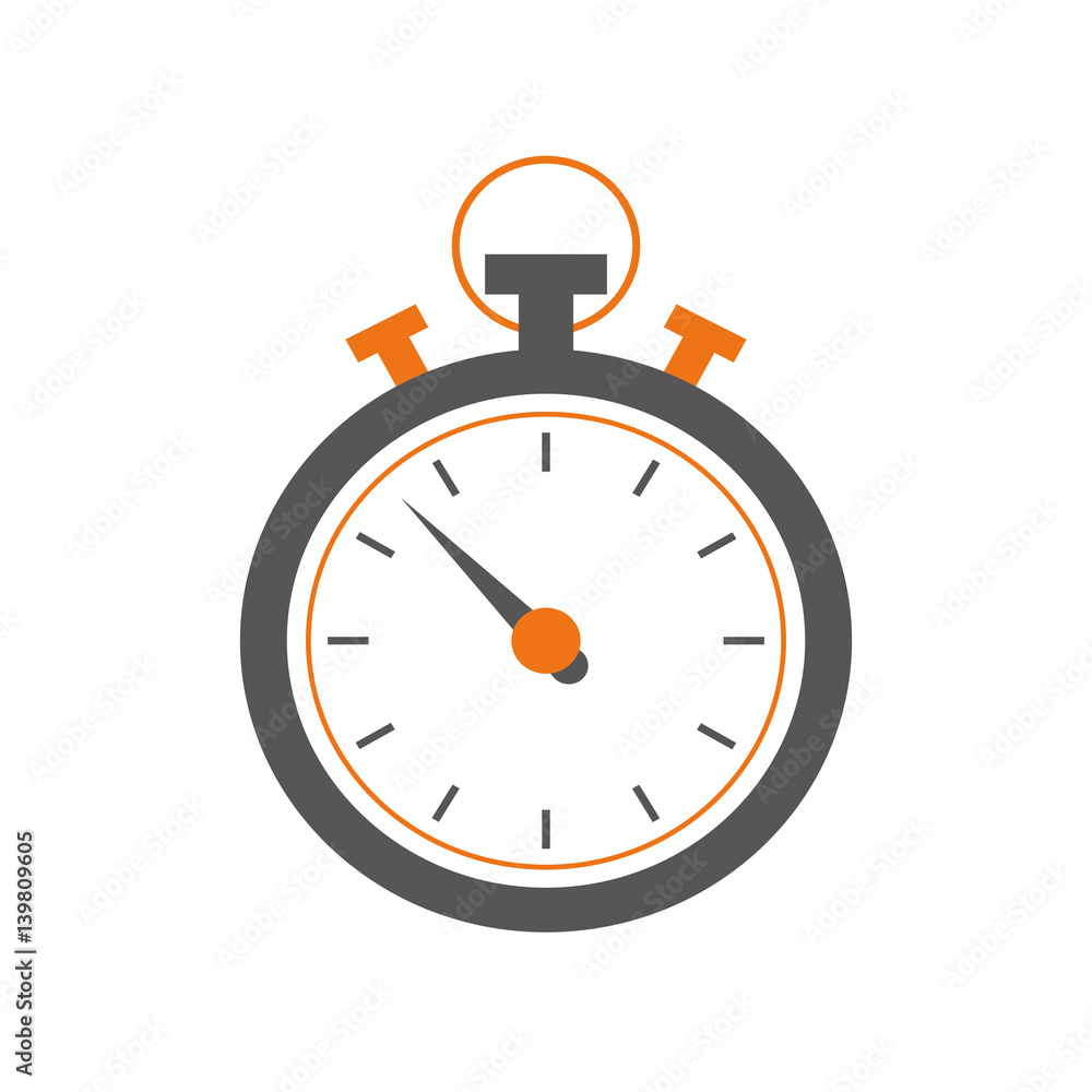 Sport chronometer timer icon vector illustration graphic design - obrazy, fototapety, plakaty 