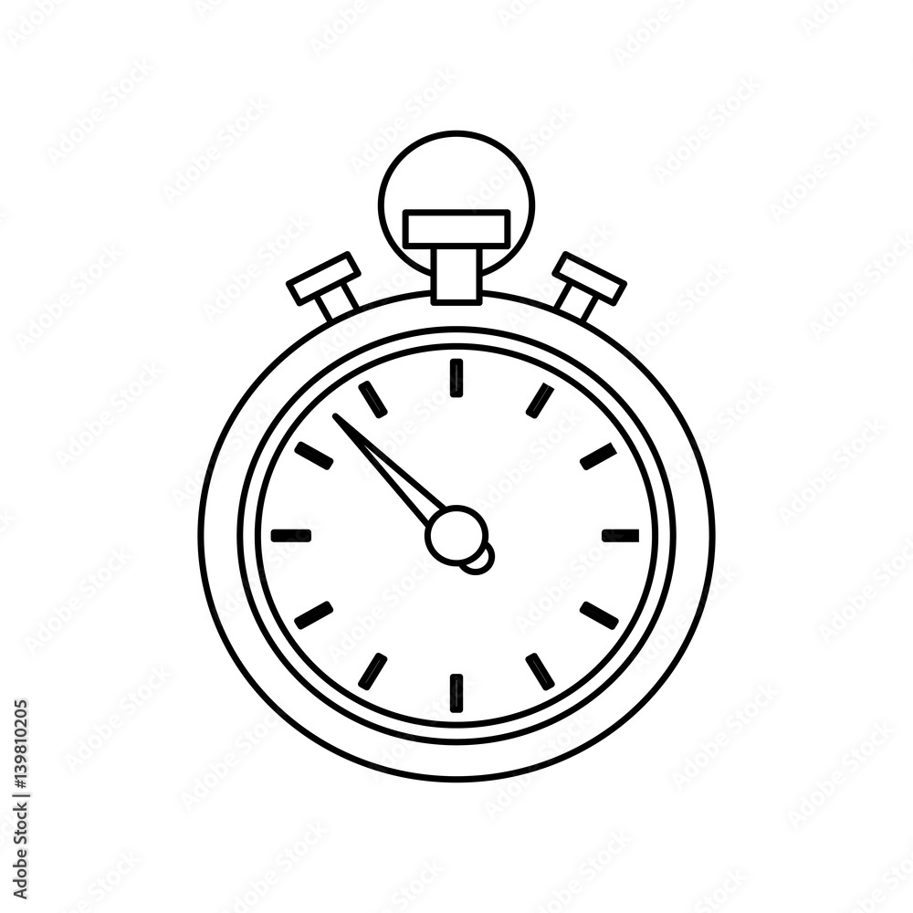 Sport chronometer timer icon vector illustration graphic design Sport chronometer timer icon vector illustration graphic design
