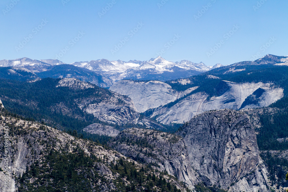 Mountain range, Yosemite National Park, California, USA Mountain range, Yosemite National Park, California, USA