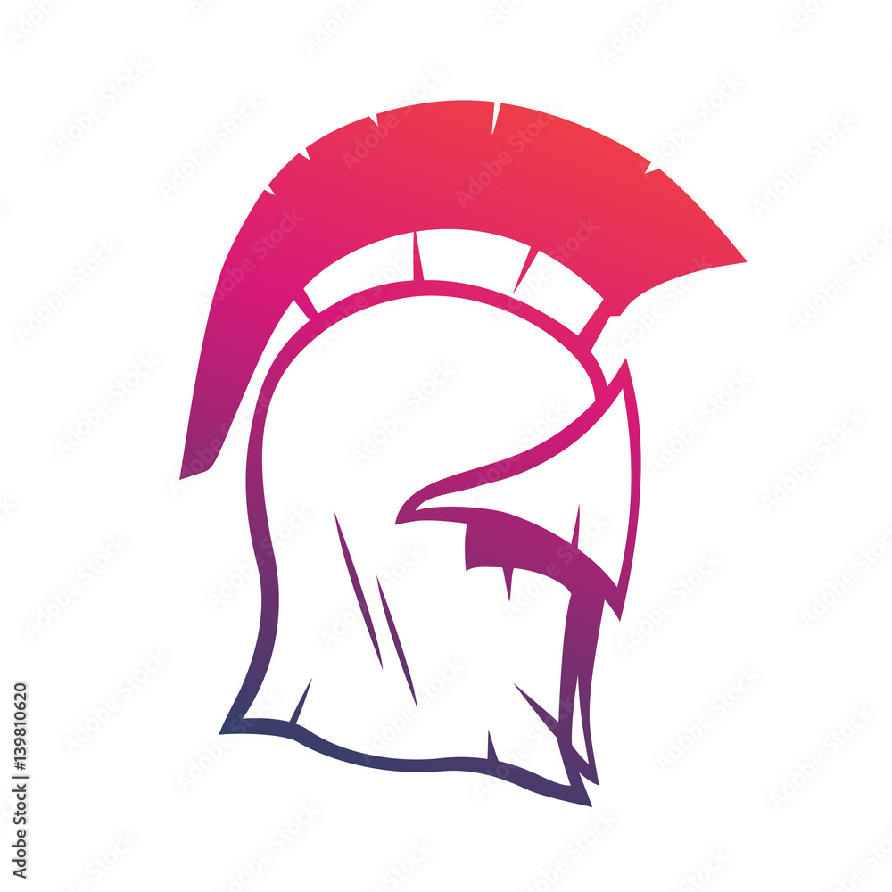 Spartan helmet vector element for logo or print, vector illustration Spartan helmet vector element for logo or print, vector illustration