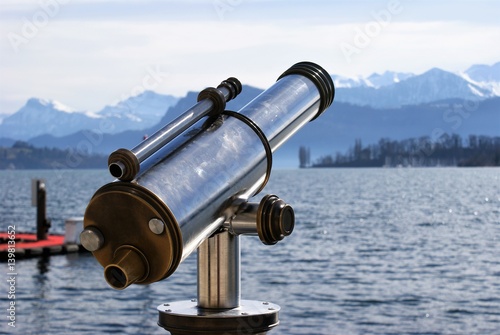 Telescope over Lake Lucerne