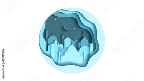 India circle icon flat style architecture buildings monuments town city country travel printed materials