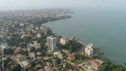 Afrika Guinea Drohne Luftaufnahmen Drone Aerials photo