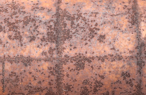 rust steel on metal texture background with copy space for add text