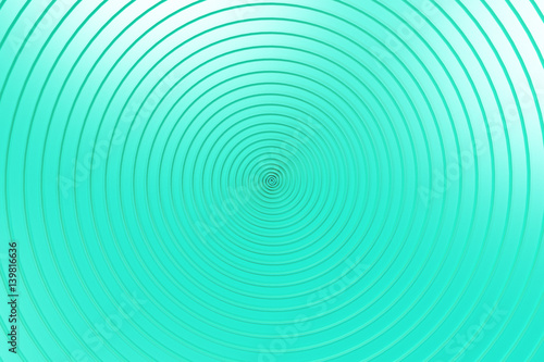 Blue concentric spiral on blue background