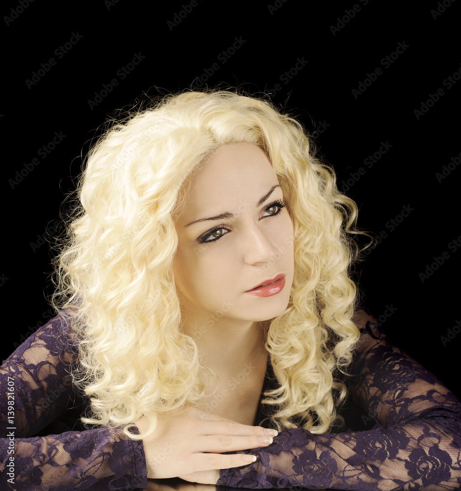 Fototapeta premium Curly hair