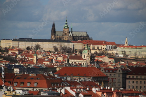 Wallpaper Mural Depth field view of castle and roofs / Praha Czech rep. (very closer) Torontodigital.ca