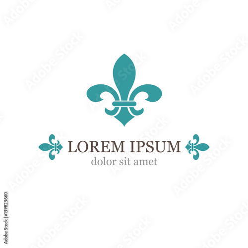Fleur de lis logo.