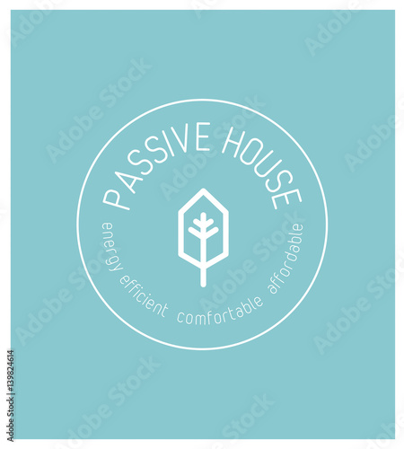 logo, picto, identité, marque, icône, écologie, maison passive, habitat, construction, isolation, architecte, construction