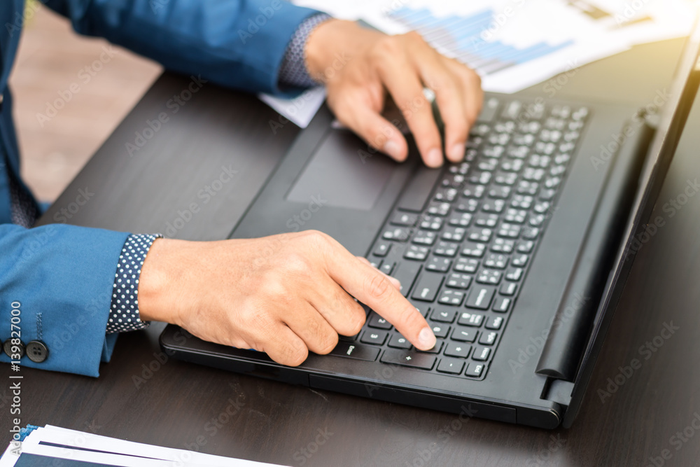 business technology concept,Business people hands use smart phone and laptop business technology concept,Business people hands use smart phone and laptop