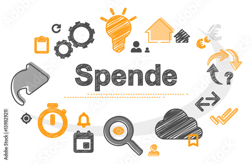 Spende | Scribble Concept