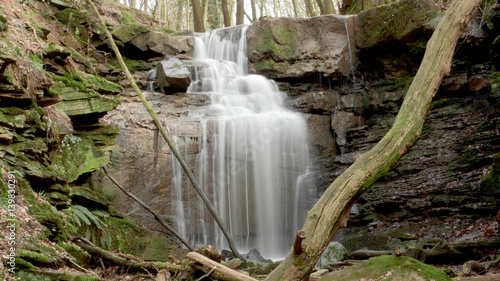 a river flow / waterfall in the Margarethenschlucht photo