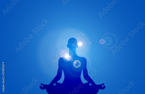 meditazione  yoga  fiore di loto