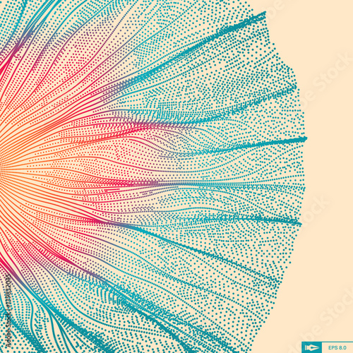 Εκτύπωση καμβά Wave Background