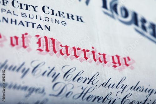 NYC Marriage Certificate