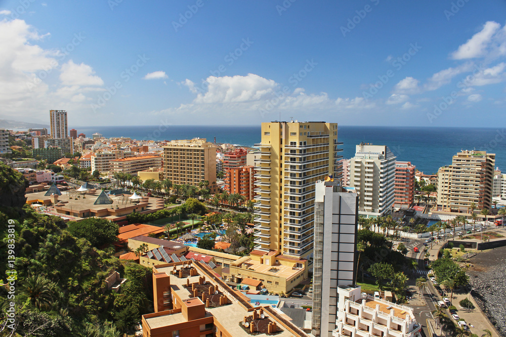 Naklejka premium Puerto de la Cruz, Tenerife