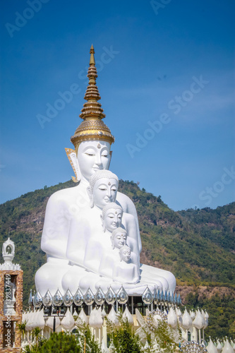Big Buddha statue at Wat Pha Sorn Kaew. Wat Pha Sorn Kaew or Wat Phra Thart Pha Kaew is a buddhist monastery and temple in Khao Kor, Phetchabun, Thailand