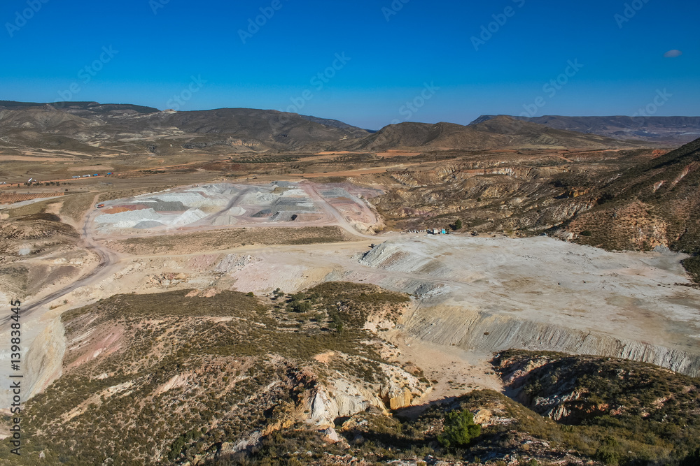 Clay quarry in Castellon. Spain. November 2007