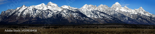 View of Teton Mountain Range Wyoming © Lane Erickson