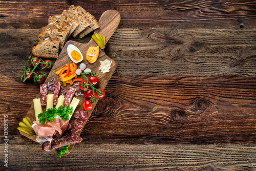 Photos Brettljausn - Wurst und Käse Platte - Jause