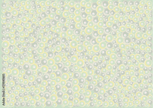 Gently green background resembling white currant berries. A gently green bubble background