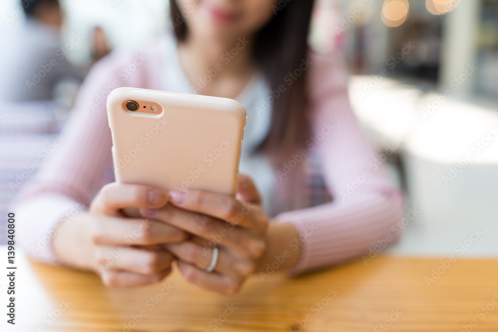 Woman use of mobile phone Woman use of mobile phone