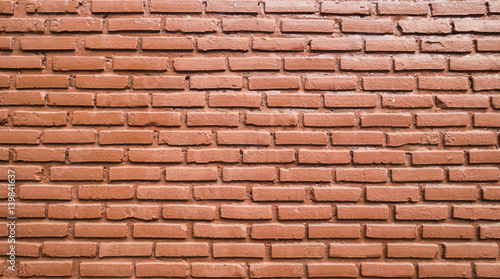 Red brick texture background.