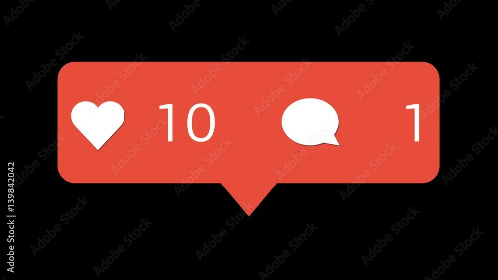 animation - modern like red icons set, on black background. 4K footage. Comments and likes on social networks. animation - modern like red icons set, on black background. 4K footage. Comments and likes on social networks.