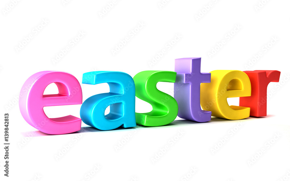 Easter Season . 3D Render Illustration Easter Season . 3D Render Illustration