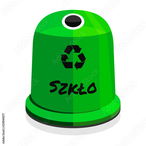Szkło / kontener / segregacja śmieci