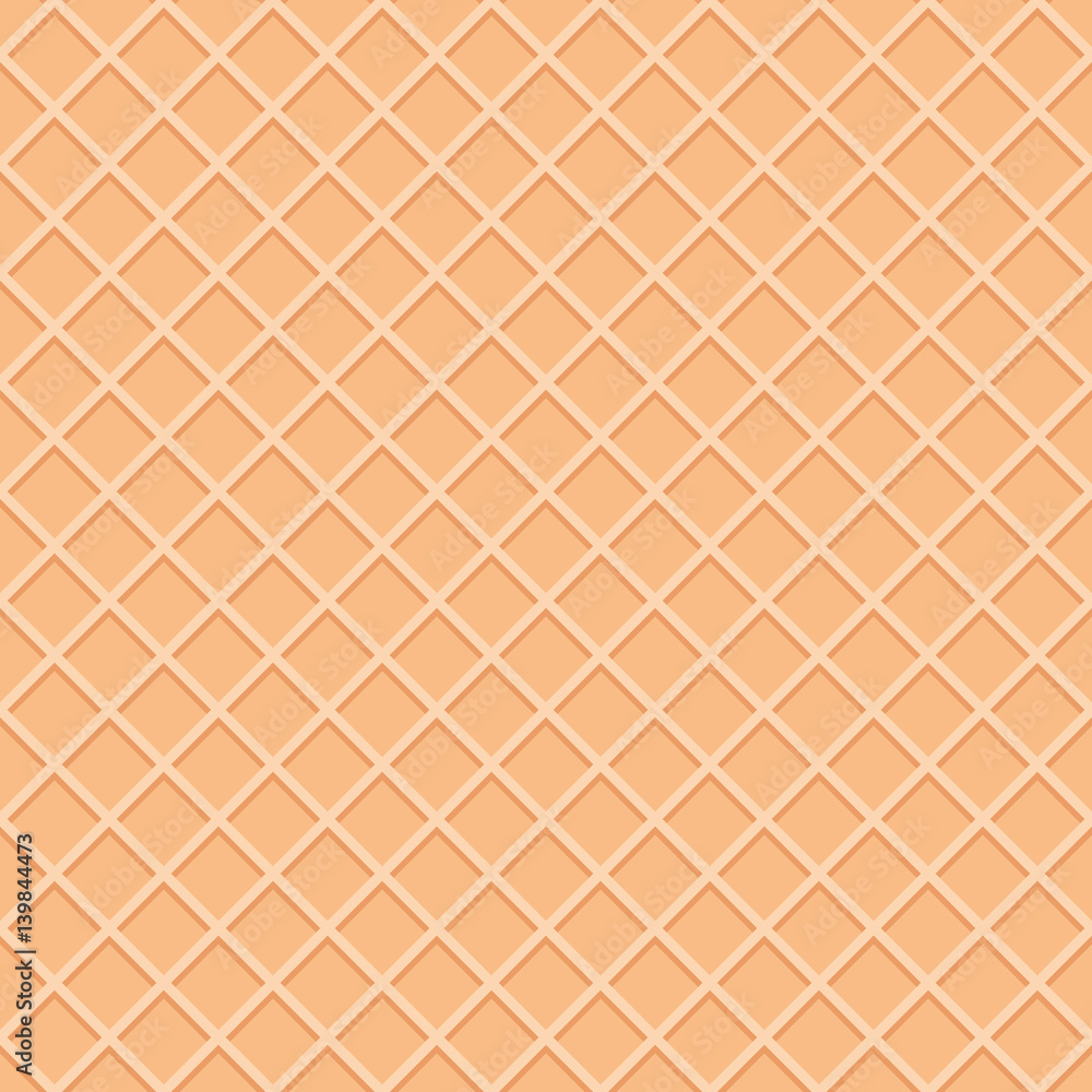 Wafer seamless pattern background. Ice cream cone surface. Wafer seamless pattern background. Ice cream cone surface.