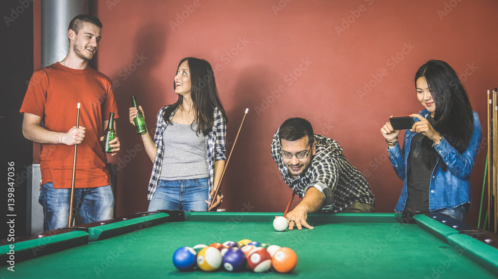 3,400+ Pool Table Friends Stock Photos, Pictures & Royalty-Free