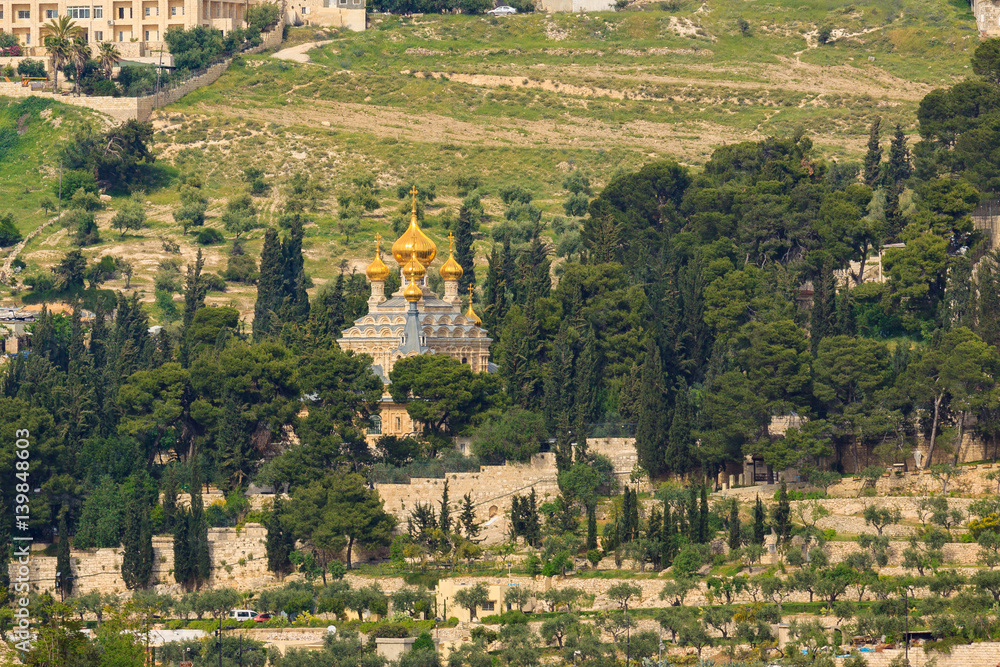 Orthodox Church of Maria Magdalena on Mount of Olives