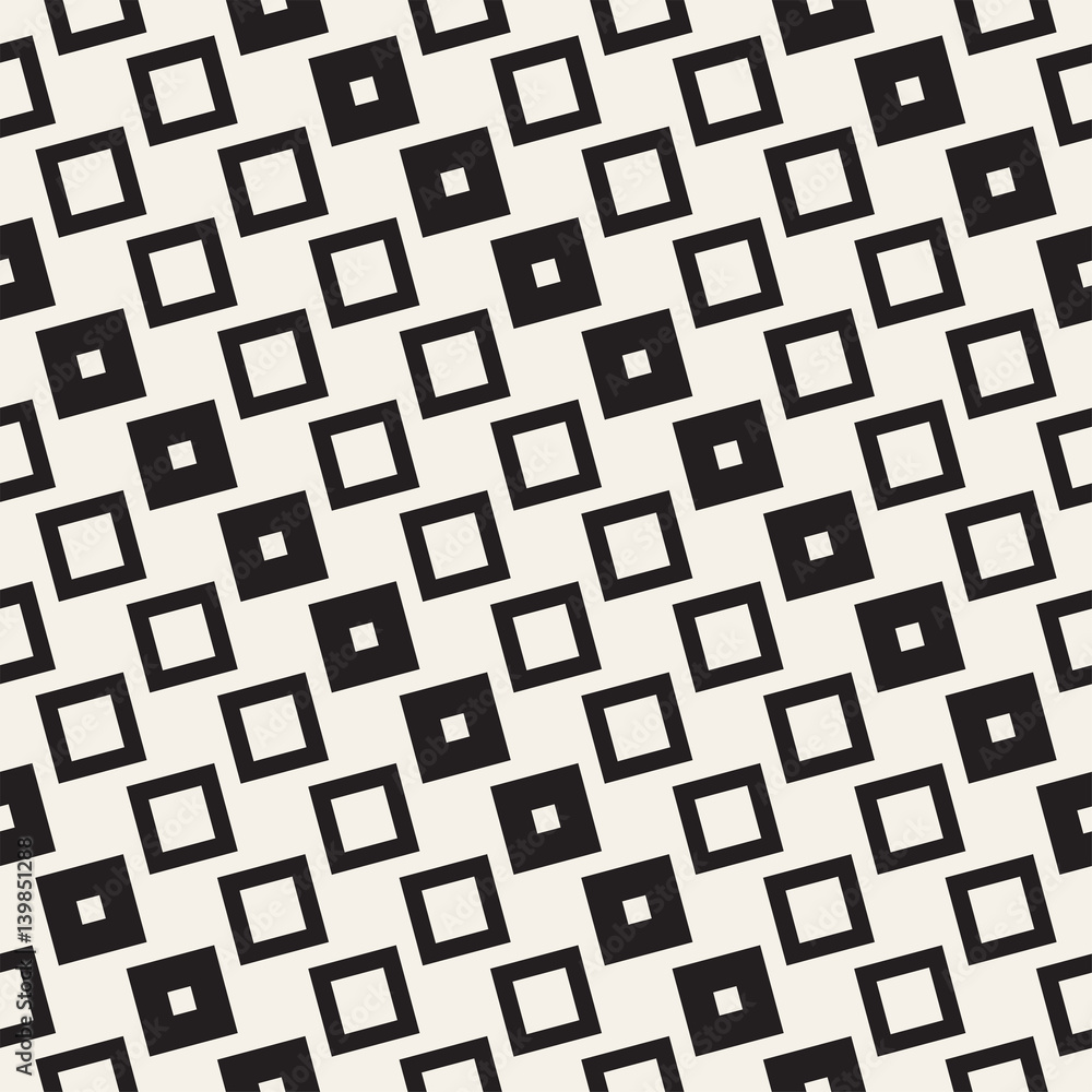 Repeating Geometric Rectangle Tiles. Vector Seamless Pattern. 