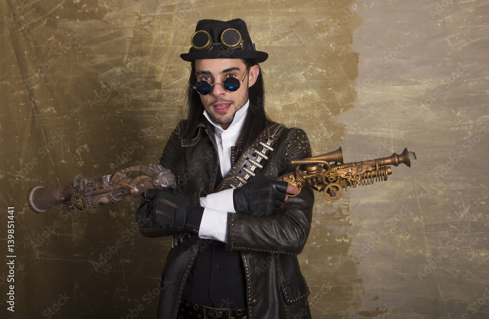 Fototapeta premium UOMO FINE 800 STEAMPUNK
