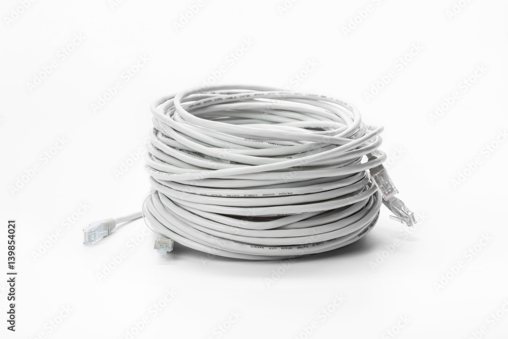 Close up of network cable Close up of network cable