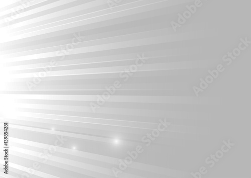 Vector : Abstract gray stripe on white background