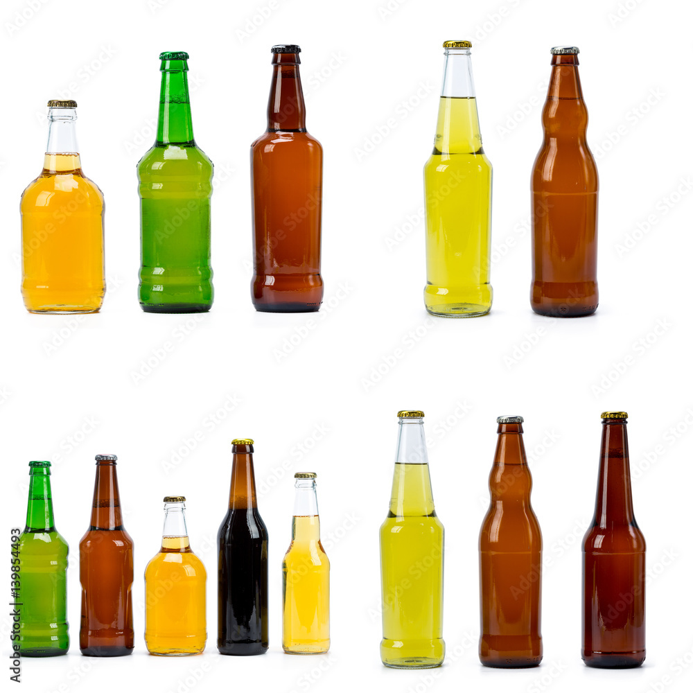 beer isolated on a white background beer isolated on a white background