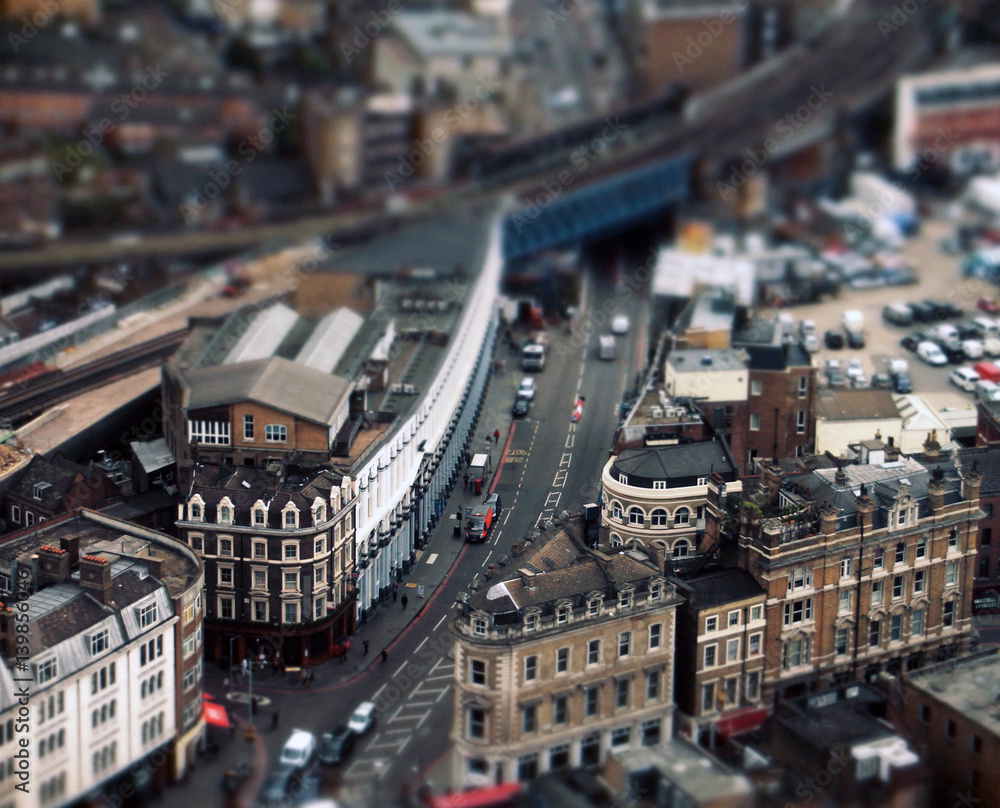 Fototapeta premium Aerial view of London